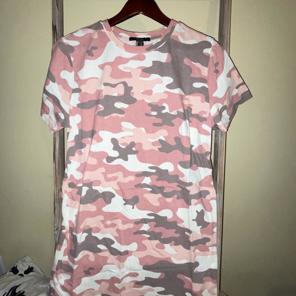 Forever 21 Pink Camo Dress